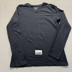 Coolibar Everyday V-Neck T-Shirt Mens M Black New with Tags